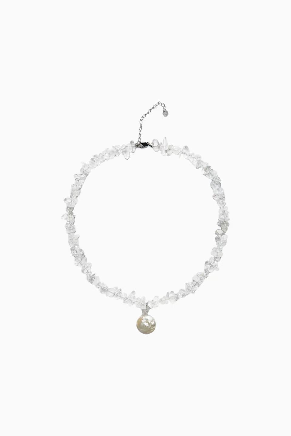 crystal baroque necklace