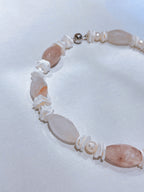 Pink Natural Stone Necklace