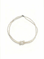 Cross-Shaped Pearl Necklace