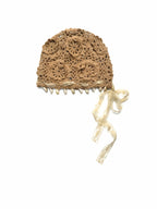 Brown Shell Knit Hat