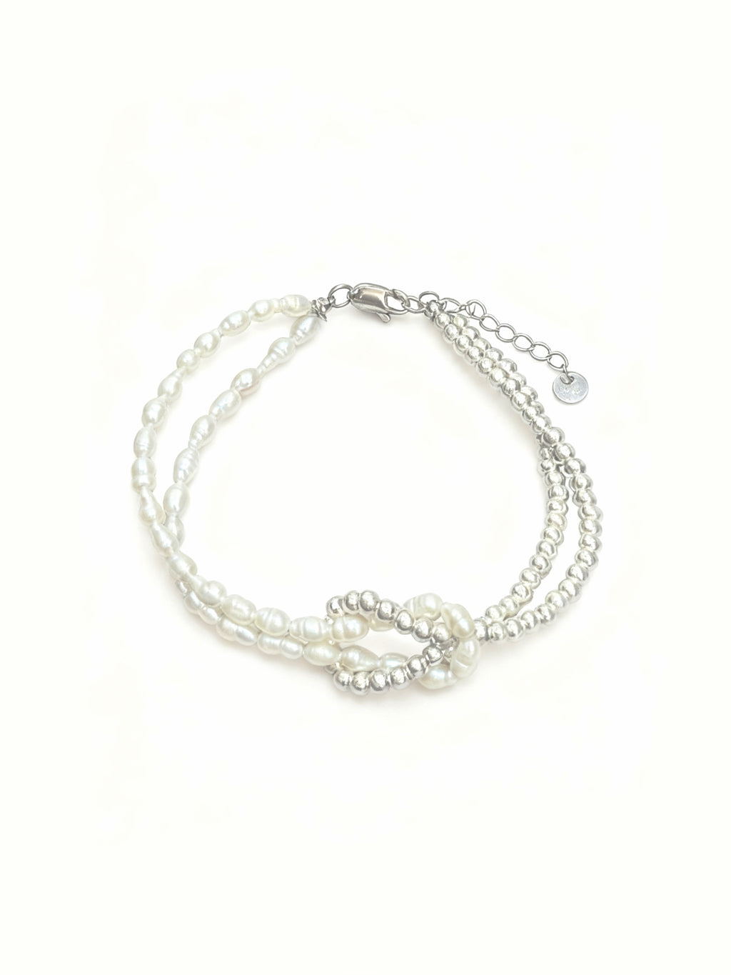 Cross-shaped Pearl Bracelet