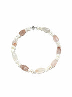 Pink Natural Stone Necklace