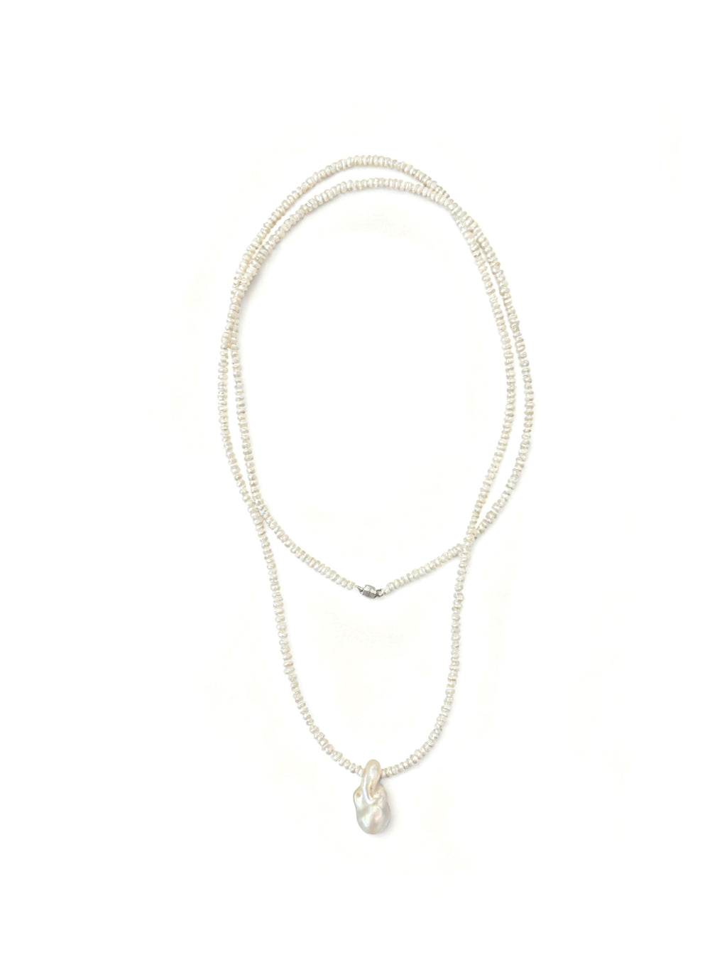 Baroque Pearl Sweater Chain (multiple wearing methods)