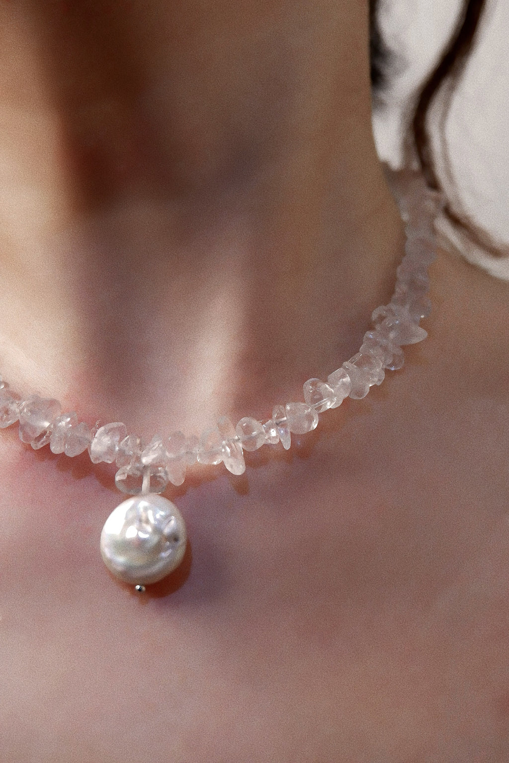 crystal baroque necklace