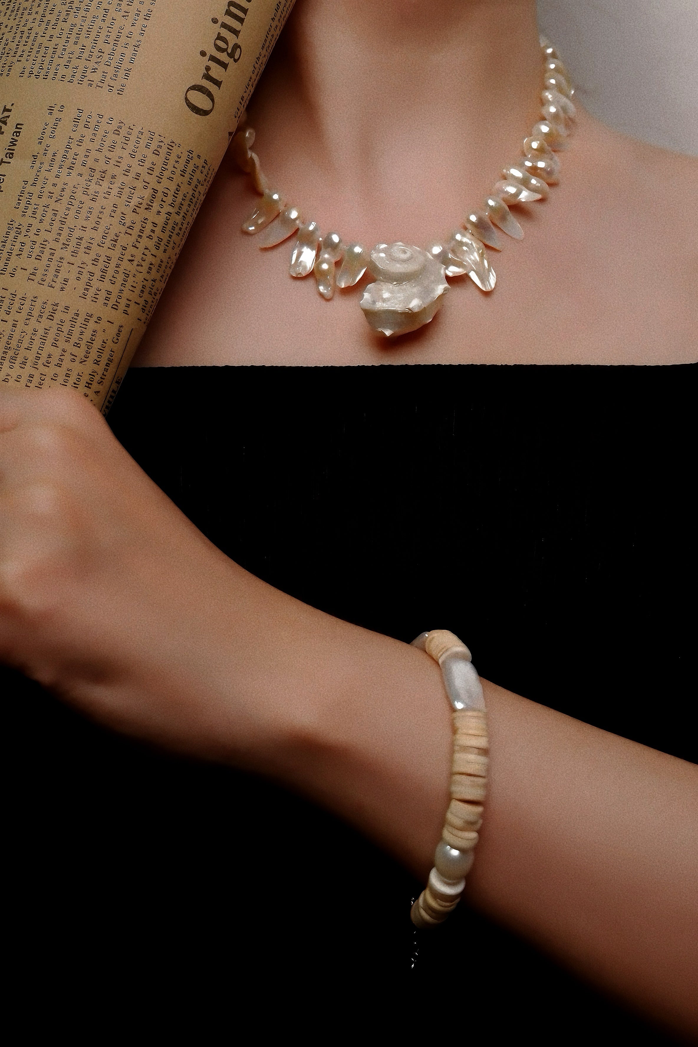 Conch Baroque Necklace