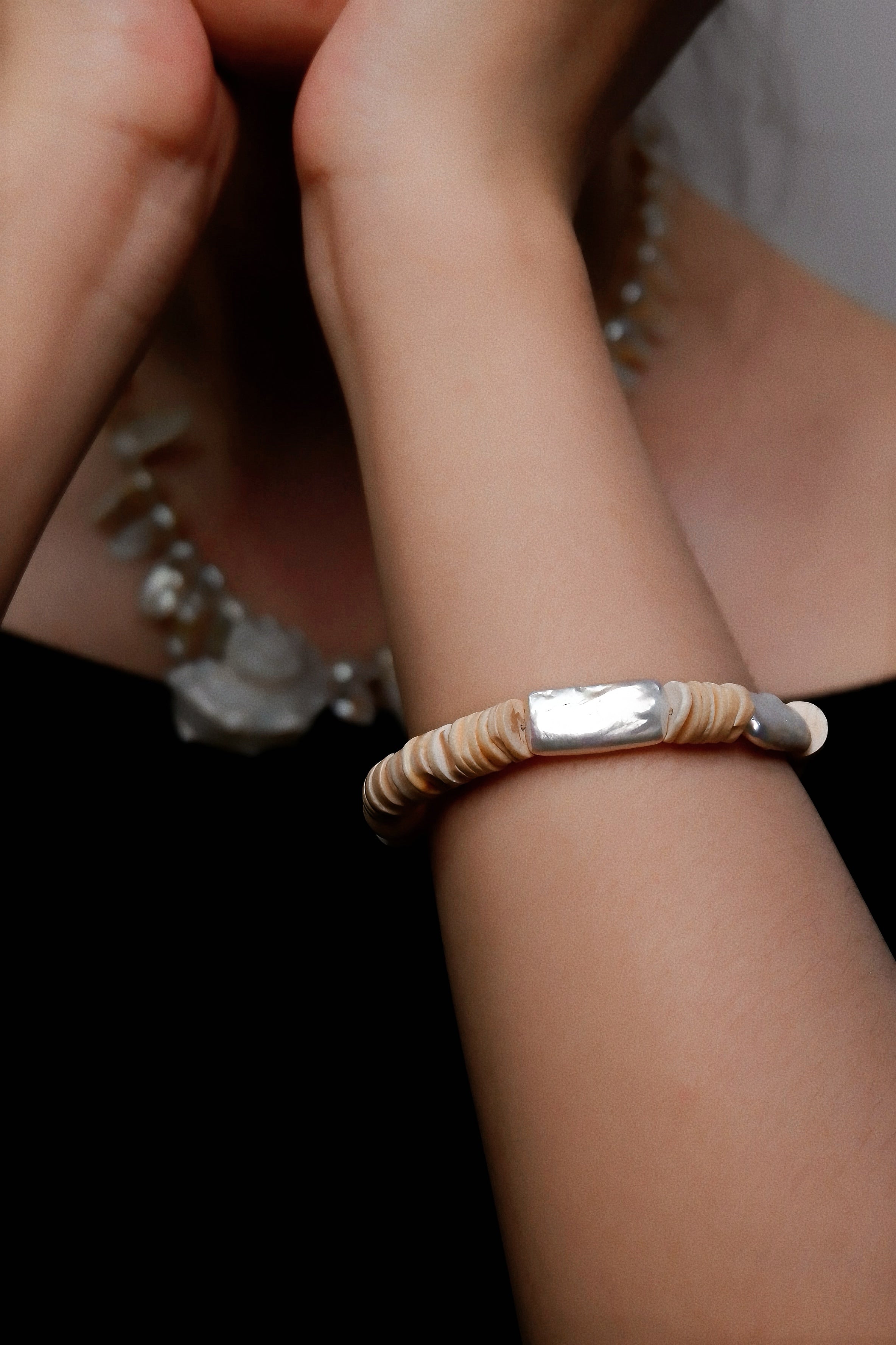 Yellow Shell Bracelet