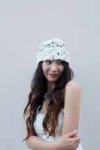 White Flower Hat