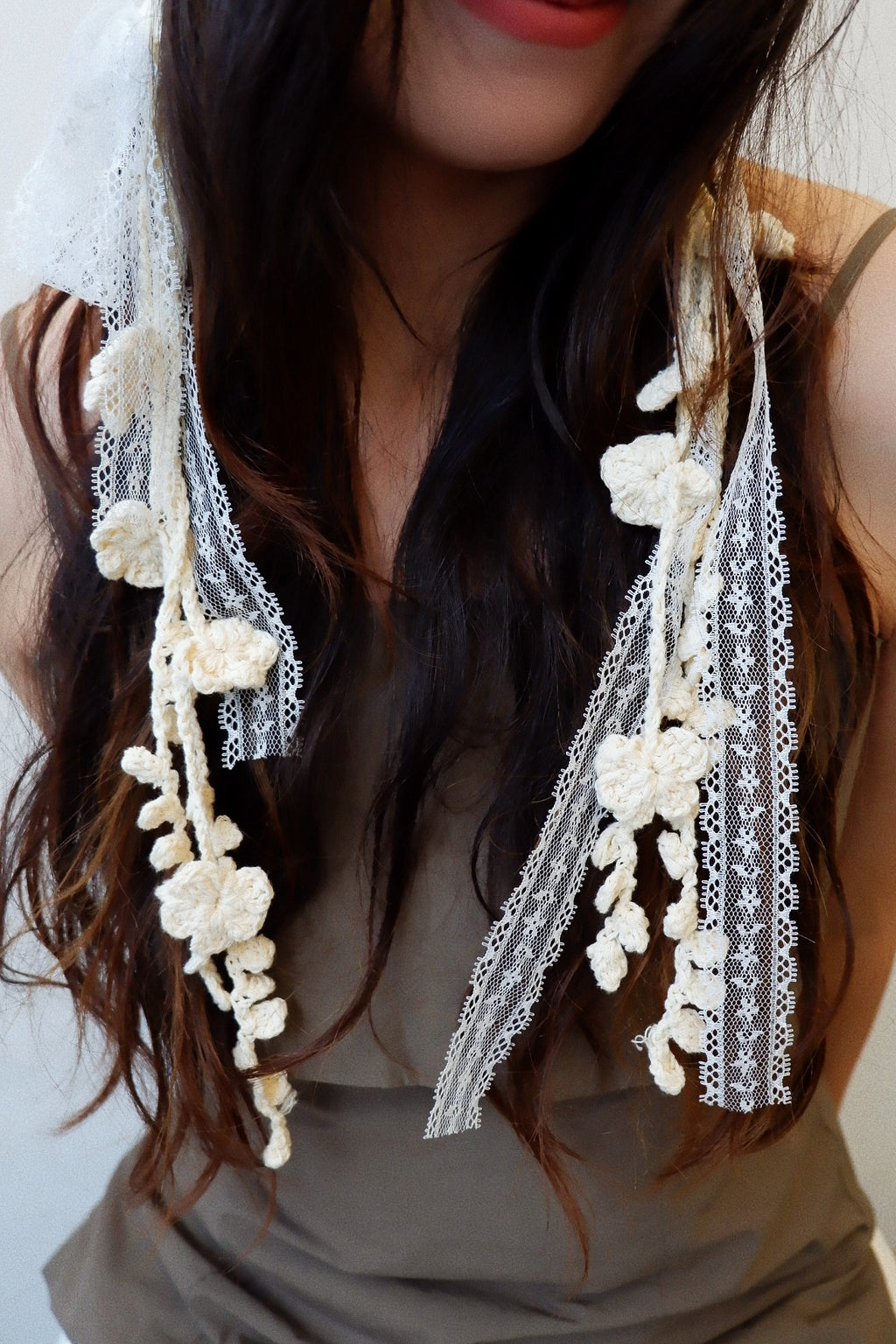 White Shell Knit Hat