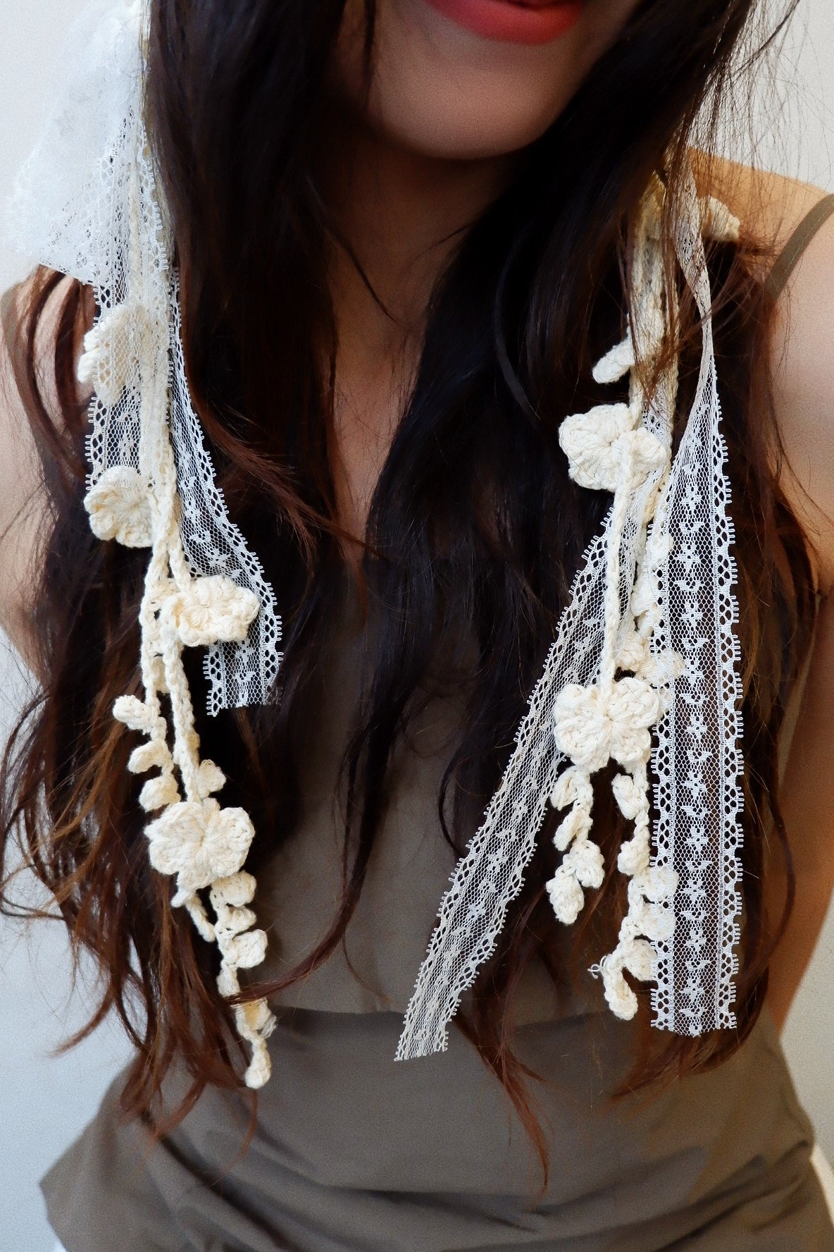 White Shell Knit Hat